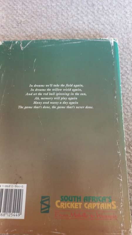A VERY SCARCE SIGNED BOOK " S.A`S CRICKET CAPTAINS SIGNED BY JACKIE McGLEW