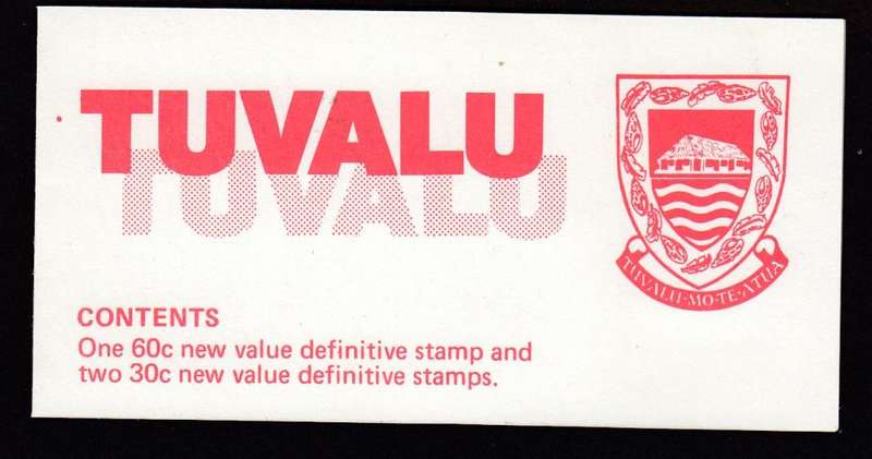 TUVALU-DIFFICULT BOOKLET SUPERB INTACT