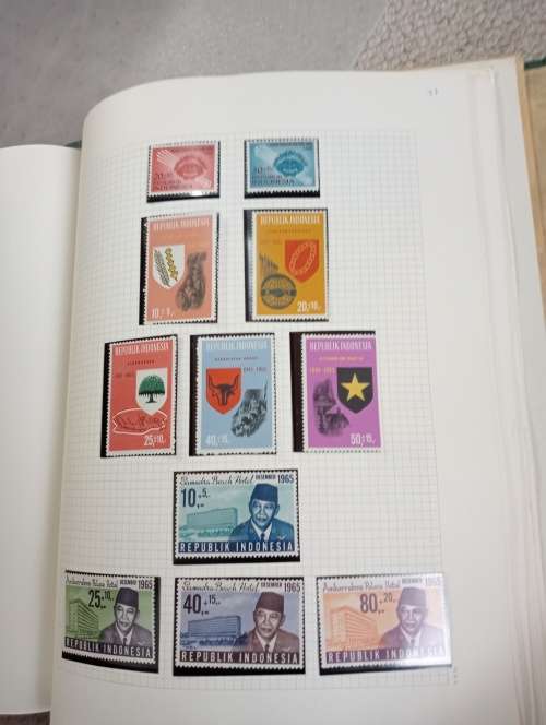 PART 2    INDONESIA-12 PAGES OF SETS ETC-MINT/USED-READ BELOW