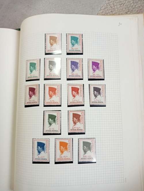 PART 2    INDONESIA-12 PAGES OF SETS ETC-MINT/USED-READ BELOW