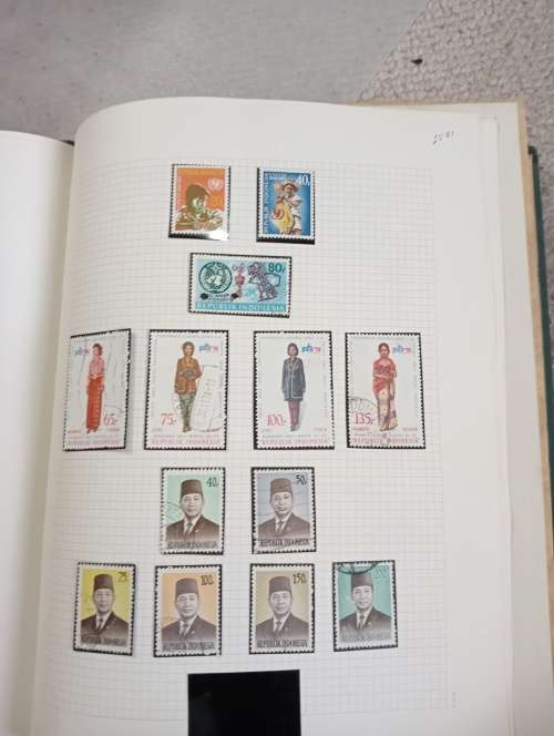 PART 2    INDONESIA-12 PAGES OF SETS ETC-MINT/USED-READ BELOW
