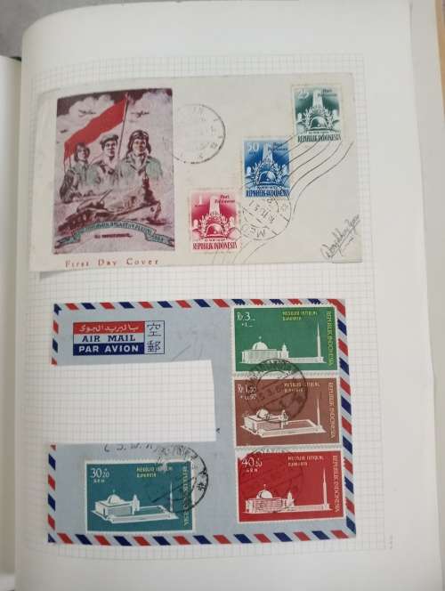 PART 2    INDONESIA-12 PAGES OF SETS ETC-MINT/USED-READ BELOW