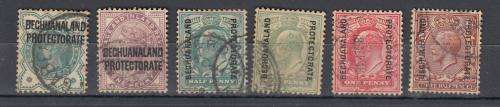 BECHUANALAND-FINE USED LOT-ODD MINOR TONE SPOT