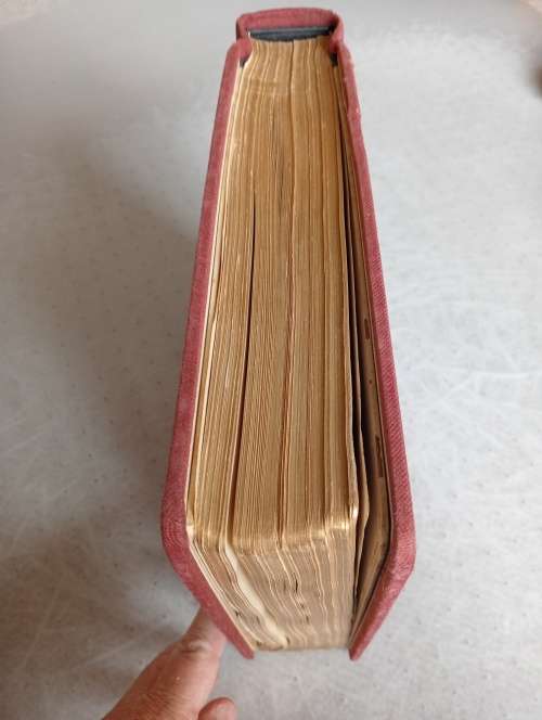 VERY EXPENSIVE GOLD GILTED ` SCHAUBEK ` PAGE EDGES 1000+ PAGES OF 1840`S-1939 EUROPE PART 1