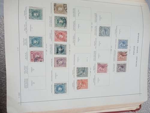 VERY EXPENSIVE GOLD GILTED ` SCHAUBEK ` PAGE EDGES 1000+ PAGES OF 1840`S-1939 EUROPE PART 111