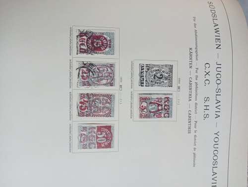 VERY EXPENSIVE GOLD GILTED ` SCHAUBEK ` PAGE EDGES 1000+ PAGES OF 1840`S-1939 EUROPE PART 111