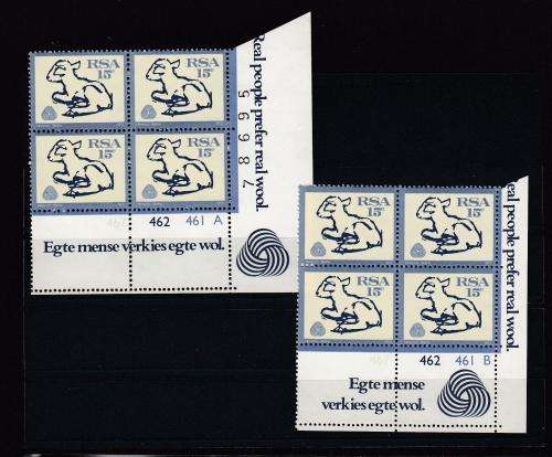 RSA- 15c SUPERB UNMOUNTED MINT CONTROLS BLOCKS-DIFFICULT !!!