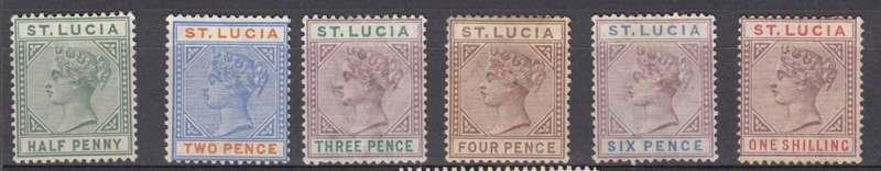 ST.LUCIA-QV  SG 43,45,47,48-50 READ BELOW  R2720.00