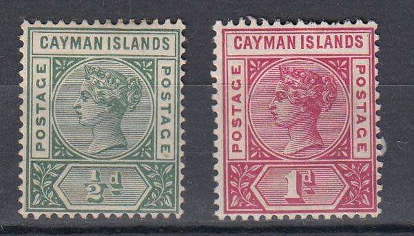 CAYMAN ISL.QV SG 1 AND 2 VERY FINE MINT-H.R.  R910.00