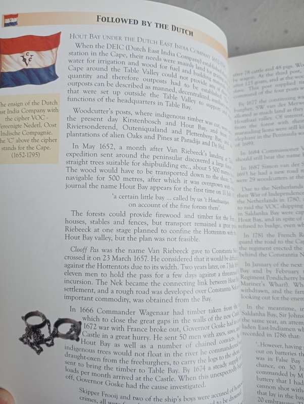 A MUST HAVE BOOK-THE HISTORY OF HOUT BAY SIGNED FIRST EDITION