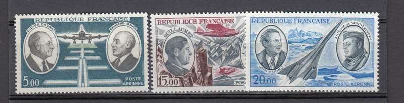 FRANCE-1970 SCARCE AIRS SUPERB UMM LOT-FILL SOME GAPS   36 POUNDS