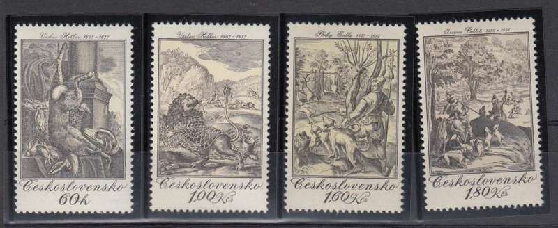 CZECH. 1975 DIFFICULT ART SET SUPERB UMM  IN MOUNTS