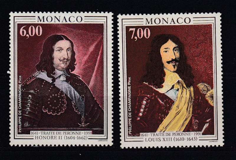 MONACO-1991 SET SUPERB POST OFFICE FRESH  12 POUNDS