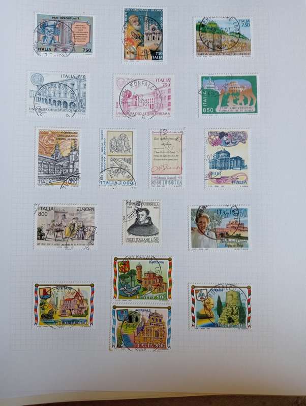 PART 2   ITALY-STUNNING COLLECTION ON 15 STANLEY GIBBONS PAGES-MOSTLY COMPLETE M/U $$$$