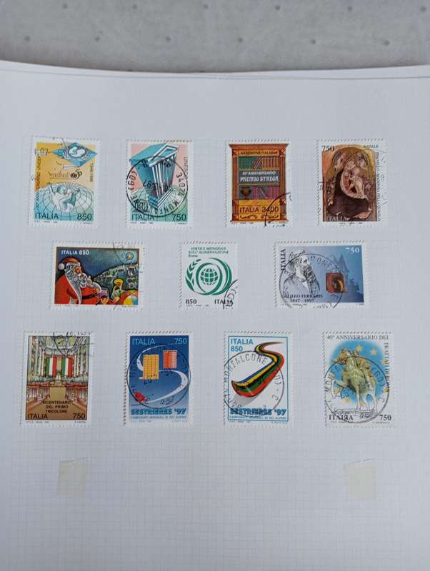 PART 2   ITALY-STUNNING COLLECTION ON 15 STANLEY GIBBONS PAGES-MOSTLY COMPLETE M/U $$$$