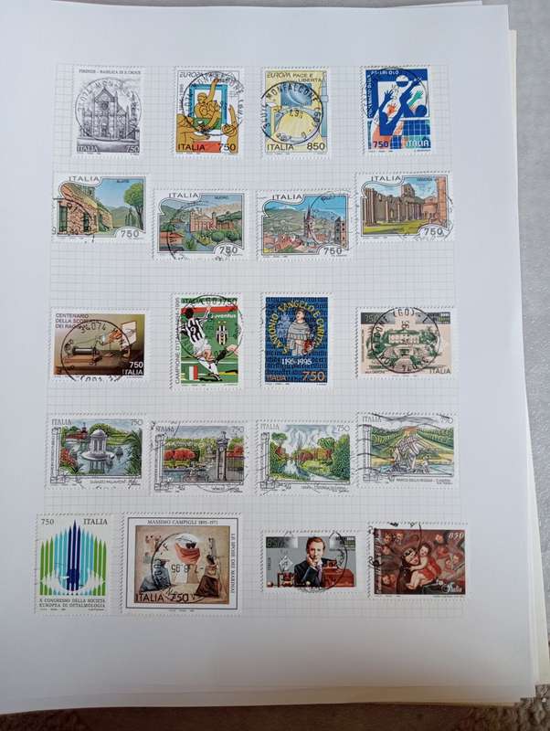 PART 2   ITALY-STUNNING COLLECTION ON 15 STANLEY GIBBONS PAGES-MOSTLY COMPLETE M/U $$$$