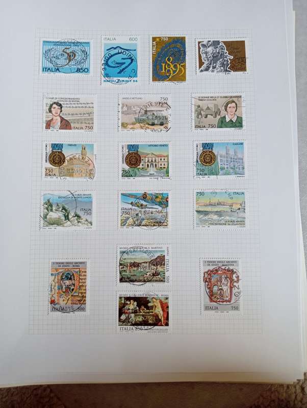 PART 2   ITALY-STUNNING COLLECTION ON 15 STANLEY GIBBONS PAGES-MOSTLY COMPLETE M/U $$$$