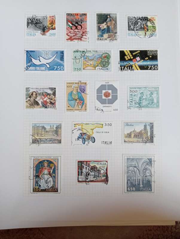 PART 1  ITALY-STUNNING COLLECTION ON 13 STANLEY GIBBONS PAGES-MOSTLY COMPLETE M/U $$$$