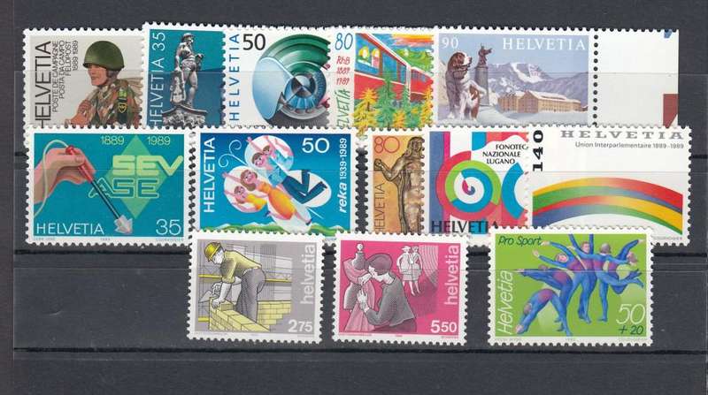 SWITERLAND-SUPERB POST OFFICE FRESH SETS    37 POUNDS