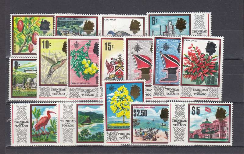 TRINIDAD & TOBAGO  -QEII SET 1969  SUPERB UMM  19 POUNDS