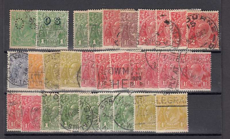 AUSTRALIA-VFU LOT UNCHECKED-GREAT FINDS POSSIBLE HERE-HIGH CAT VALUE !!!