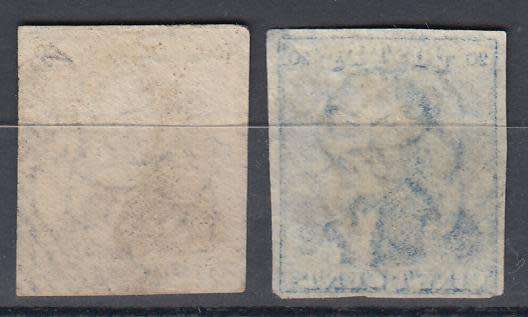 BELGIUM-1849 FIRST TWO ISSUES VFU  210 POUNDS