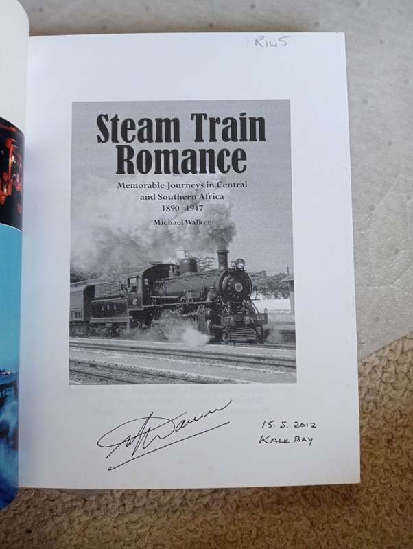 ANOTHER BATCH OF SIGNED BOOKS ON AUCTION TODAY-READ BELOW     ` HISTORY OF TRAINS   `STUNNING