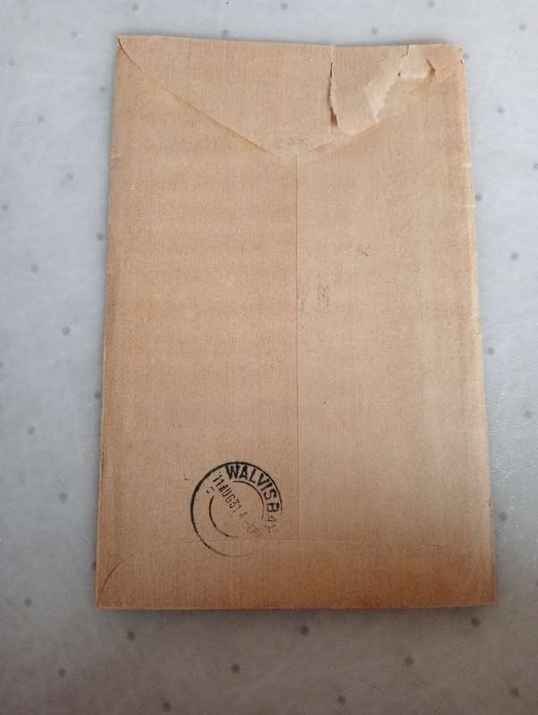 VERY SCARCE COMPLETE FLIGHT COVER SWA 1931 TO WALVIS BAY-NB SEE CONTENTS BELOW