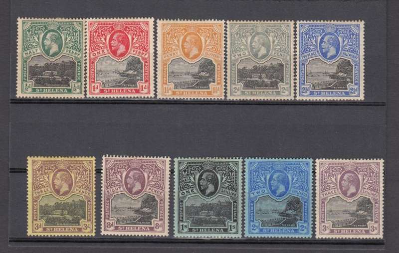 ST.HELENA-1912 FINE MINT-H.R.  150 POUNDS