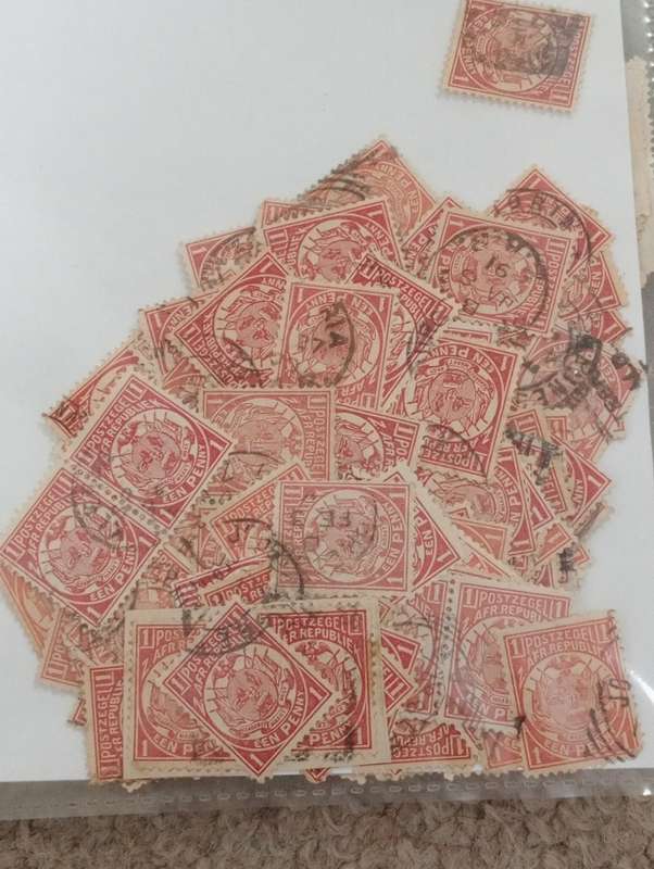 RE-LIST   TRANSVAAL-1000`S OF STAMPS TO 2/6d PAIR  BONANZA LOT FOR STUDY AND FINDS--SEE BELOW !!!