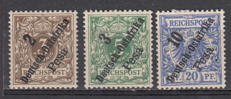 G.P.O. EAST AFRICA  SG7 FINE MINT SMALL THIN ON THE BLUE  H.R.     38 POUNDS