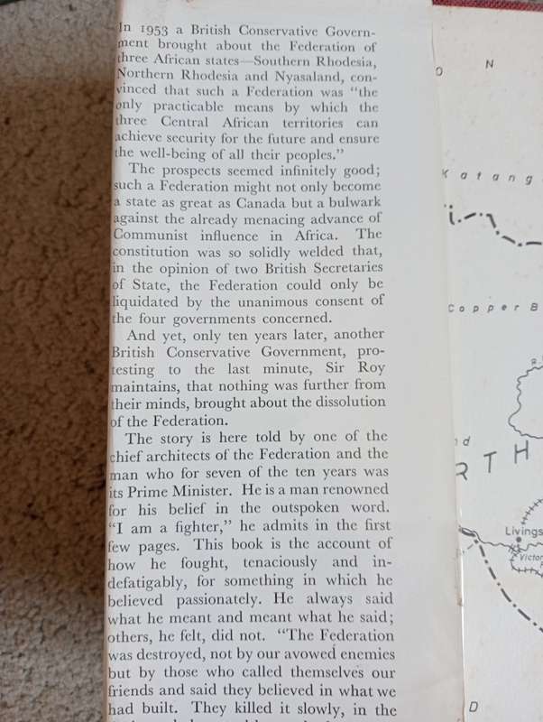 ANOTHER BATCH OF SIGNED BOOKS ON AUCTION TODAY-     ` IMPORTANT BOOK ON RHODESIAS SIGNED !!!! `