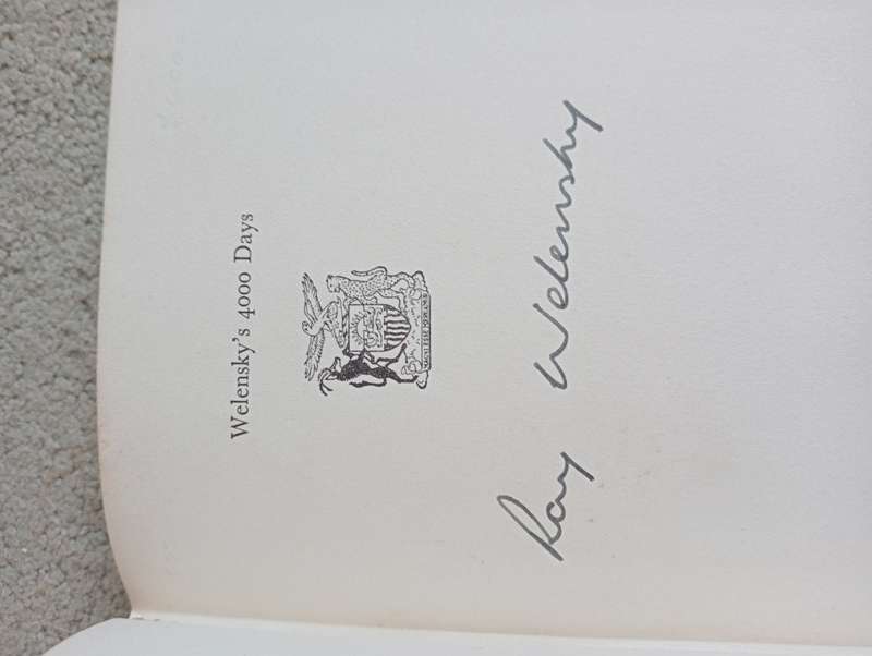 ANOTHER BATCH OF SIGNED BOOKS ON AUCTION TODAY-     ` IMPORTANT BOOK ON RHODESIAS SIGNED !!!! `