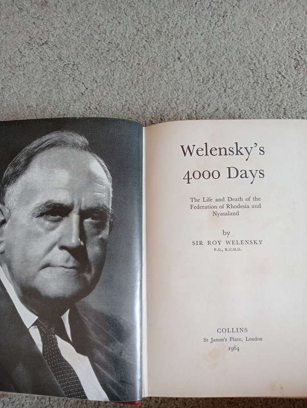 ANOTHER BATCH OF SIGNED BOOKS ON AUCTION TODAY-     ` IMPORTANT BOOK ON RHODESIAS SIGNED !!!! `