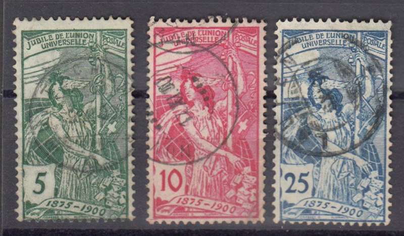 SWITERLAND-1900 UPU SET VFU   R1740.00