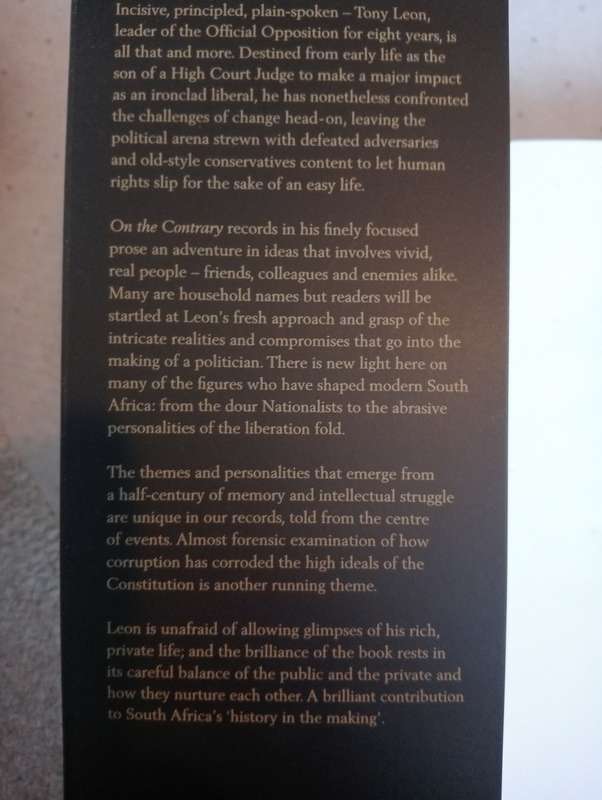 ANOTHER BATCH OF SIGNED BOOKS ON AUCTION TODAY    ` LIKE NEW..... TONY LEON-HUGE BOOK     `