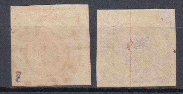 BAVERIA-1849 THE 2 LISTED SHADES SUPERB USED-WITH THREADS -THE ROSE HAS A LIGHT THIN  R4920.00