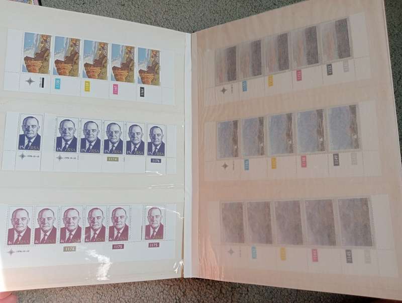RSA CONTROL BLOCK COLLECTION-MANY DEFINITIVES ETC-SEE BELOW