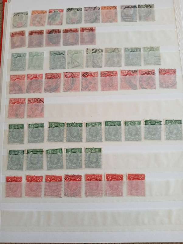 GB  STOCK BOOK WITH PART PAGES OF IMPORTANT EARLIES-MANY VFU AND MINT-BARGAIN AT ASKING PRICE