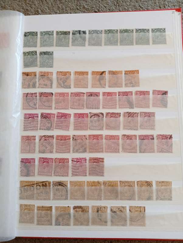 GB  STOCK BOOK WITH PART PAGES OF IMPORTANT EARLIES-MANY VFU AND MINT-BARGAIN AT ASKING PRICE