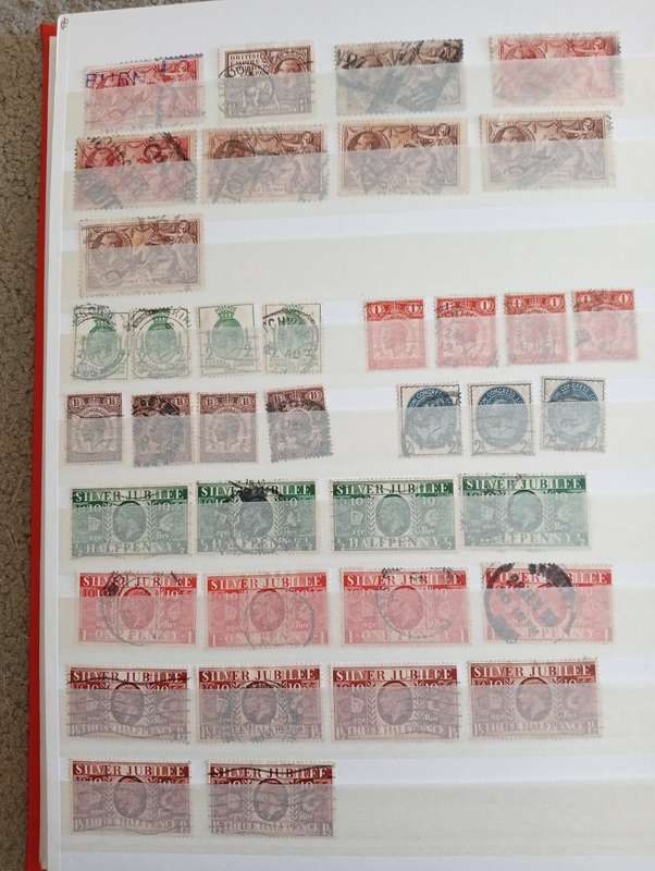 GB  STOCK BOOK WITH PART PAGES OF IMPORTANT EARLIES-MANY VFU AND MINT-BARGAIN AT ASKING PRICE