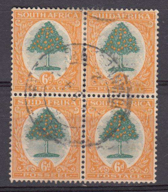 UNION-1926 VERY SCARCE VFU BLOCK WATERMARK UPRIGHT   R2600.00 +