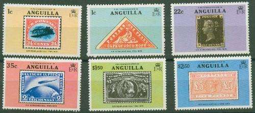 ANGUILLA STAMPS ON STAMPS UNMOUNTED MINT