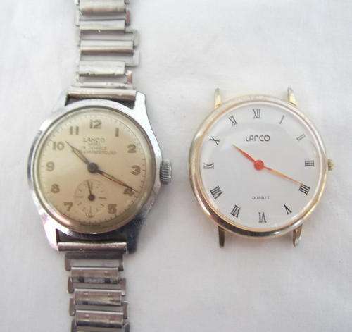 OLD AND NEW - TWO LANCO WATCHES - BOTH IN WORKING ORDER