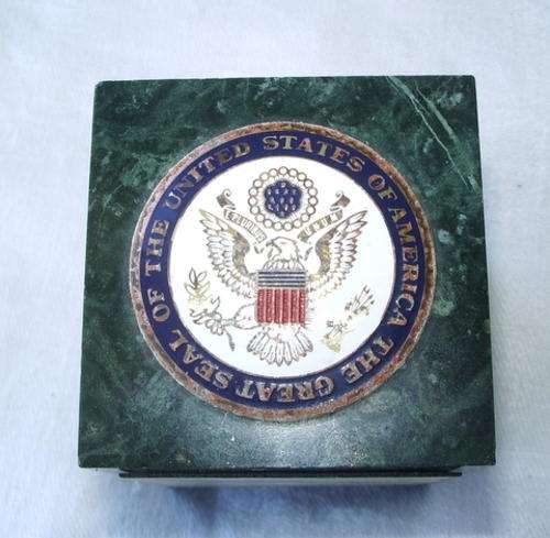 AMERICANA - IMPRESSIVE SEAL OF THE USA - PAPERWEIGHT