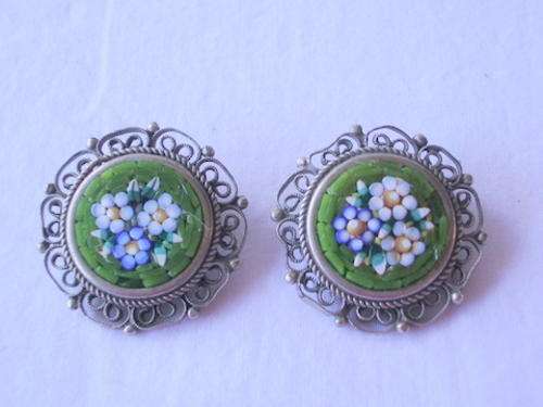 GORGEOUS MICRO MOSAIC EARRINGS
