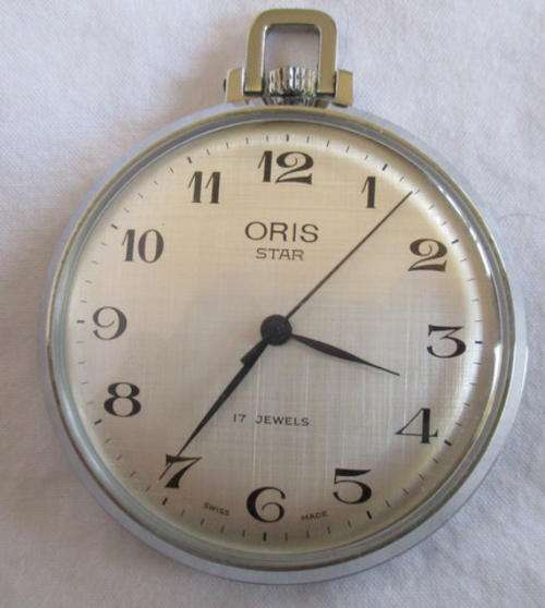 LOVELY ORIS STAR POCKET WATCH - SWISS MADE AND WORKING