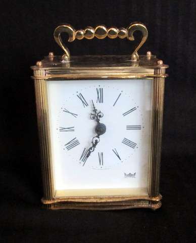 SMITHS ASTRAL CARRIAGE CLOCK - WORKING PERFECTLY