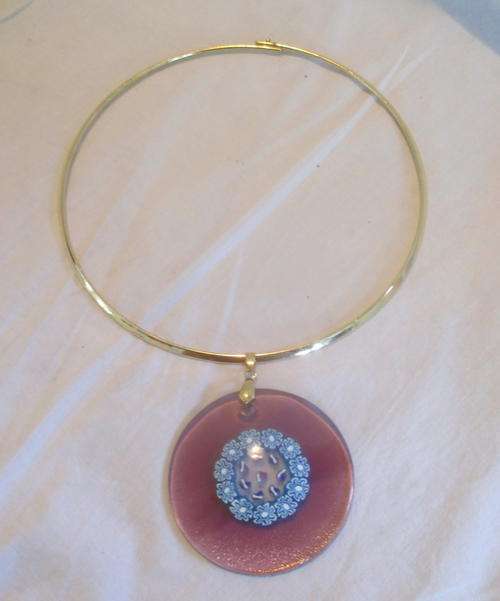 VIRGILIO DE BIASI MURANO NECKLACE - AS NEW - IN BOX.