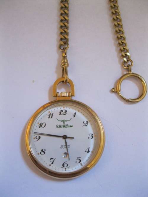 STUNNING R.M. WILLIAMS POCKET WATCH IN PERFECT CONDITION